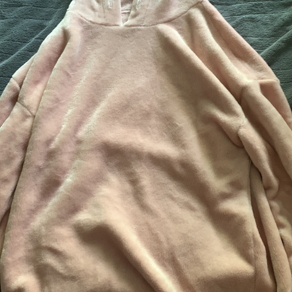 Pink Cozy Hooded Sweatshirt